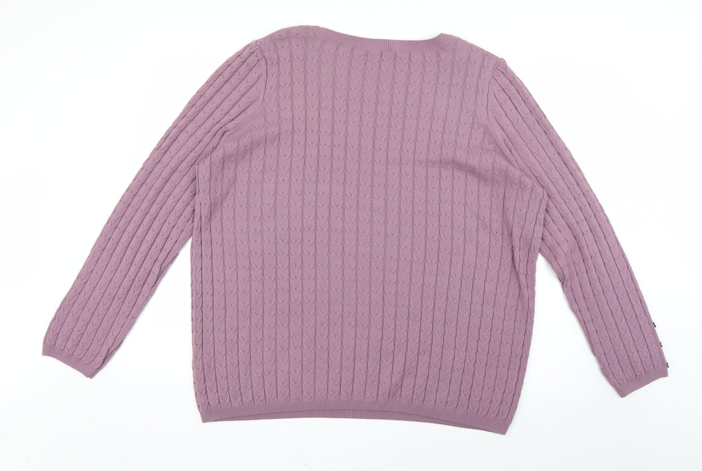 TU Womens Purple   Pullover Jumper Size 20