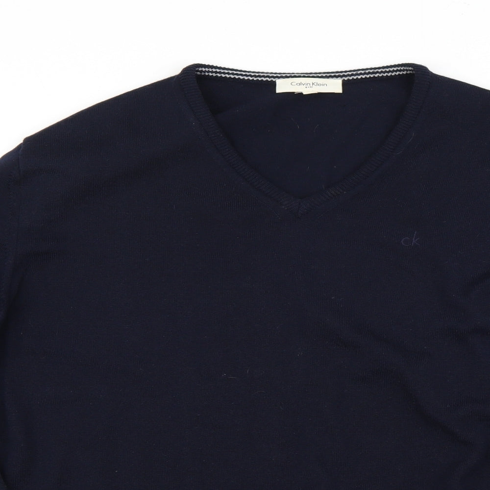 Calvin Klein Mens Black   Pullover Jumper Size XL