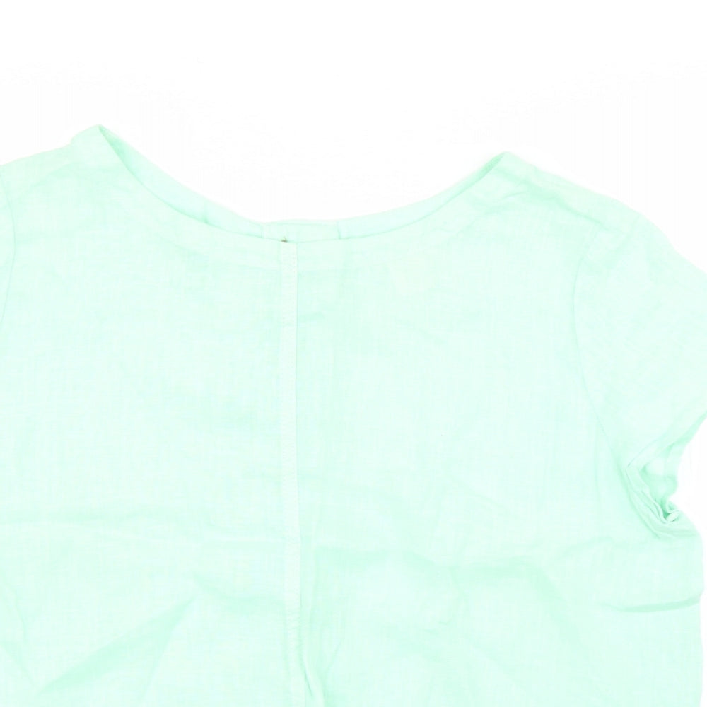 C&C California Womens Green   Basic Blouse Size L