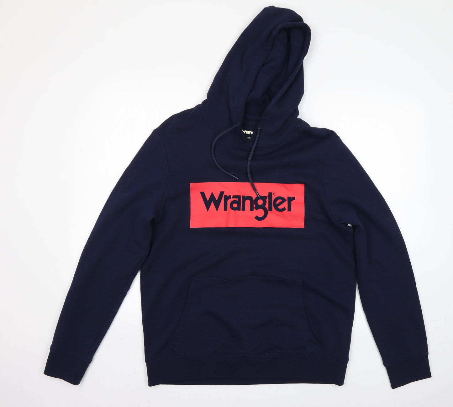 Wrangler Mens Blue   Pullover Hoodie Size M