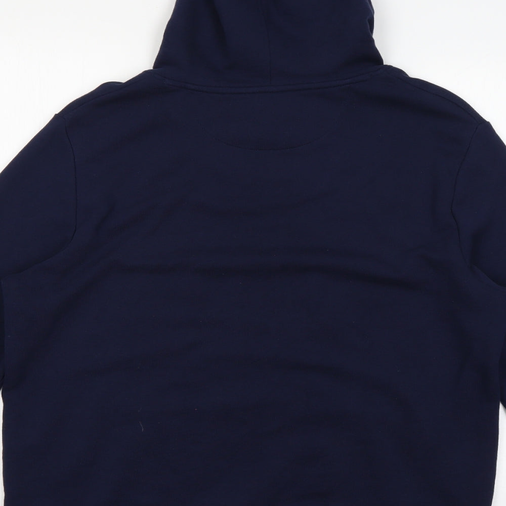 Wrangler Mens Blue   Pullover Hoodie Size M