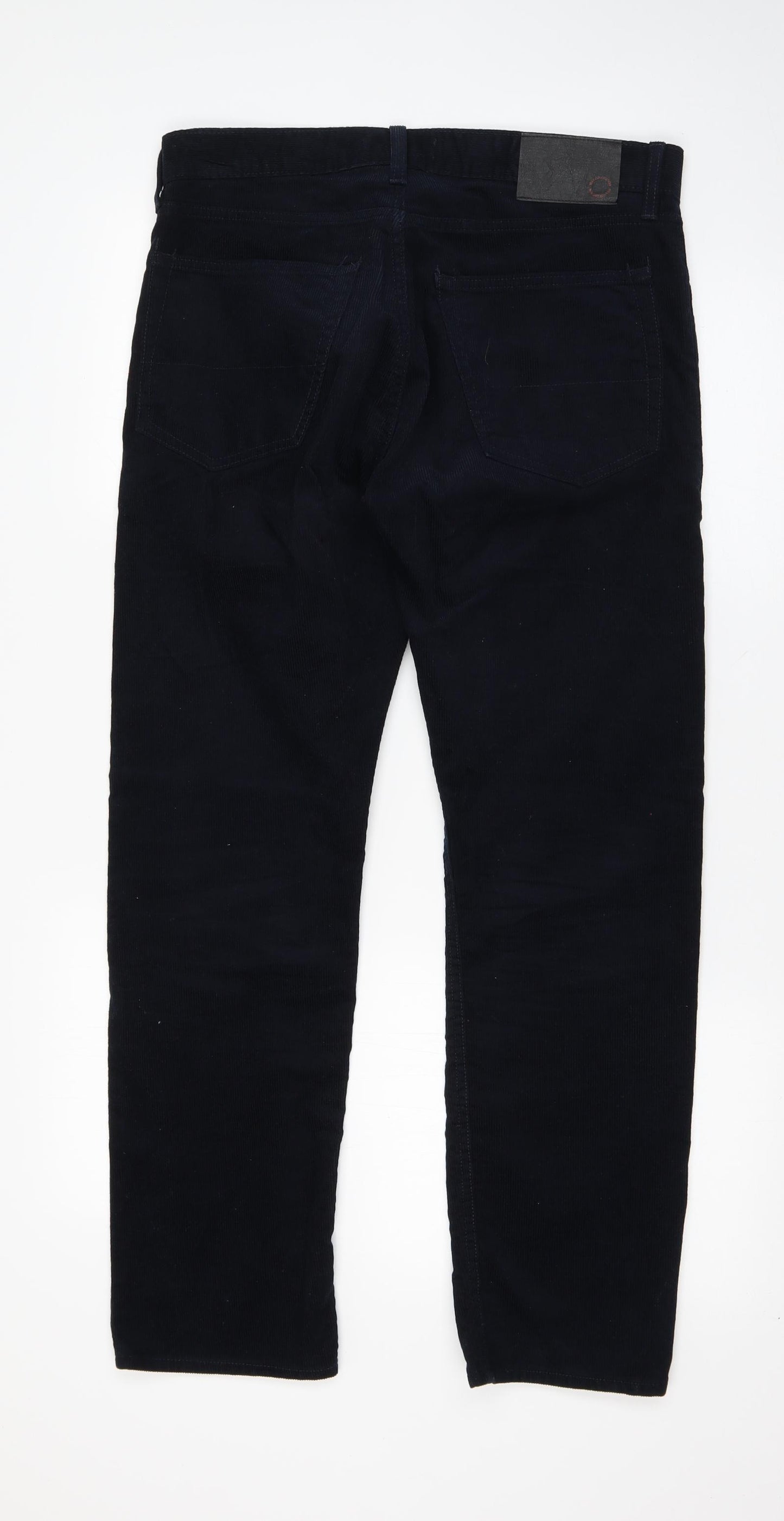 Marks and Spencer Mens Blue  Corduroy Straight Jeans Size 32 L30 in