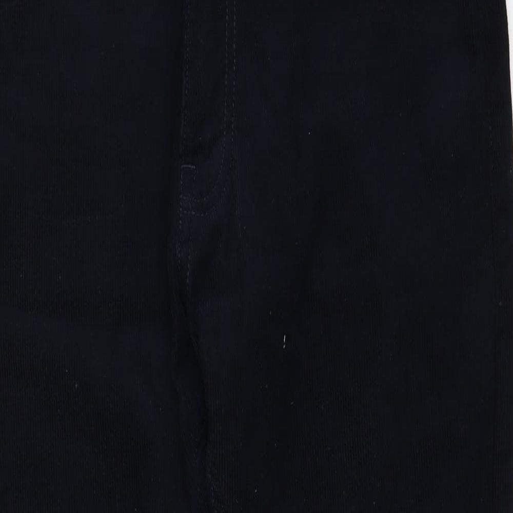 Marks and Spencer Mens Blue  Corduroy Straight Jeans Size 32 L30 in