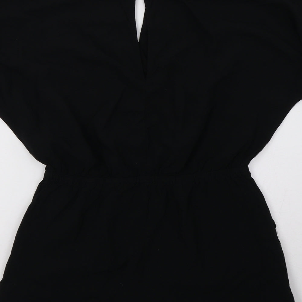 H&M Womens Black   Playsuit One-Piece Size 8