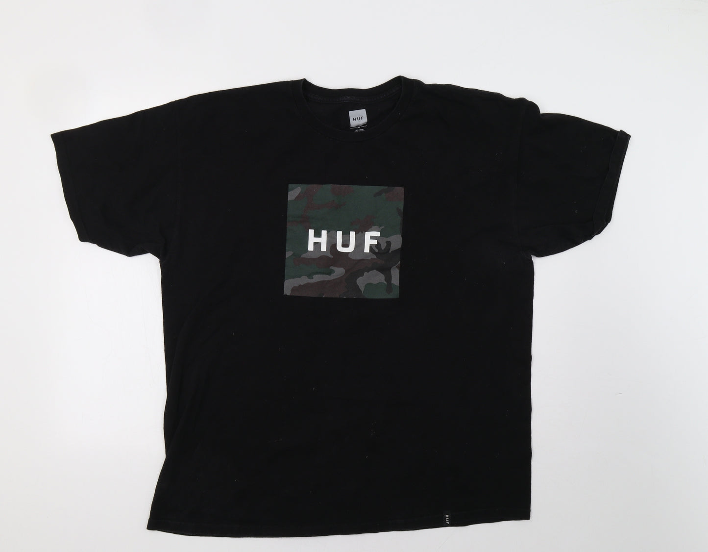 HUF Mens Black    T-Shirt Size XL
