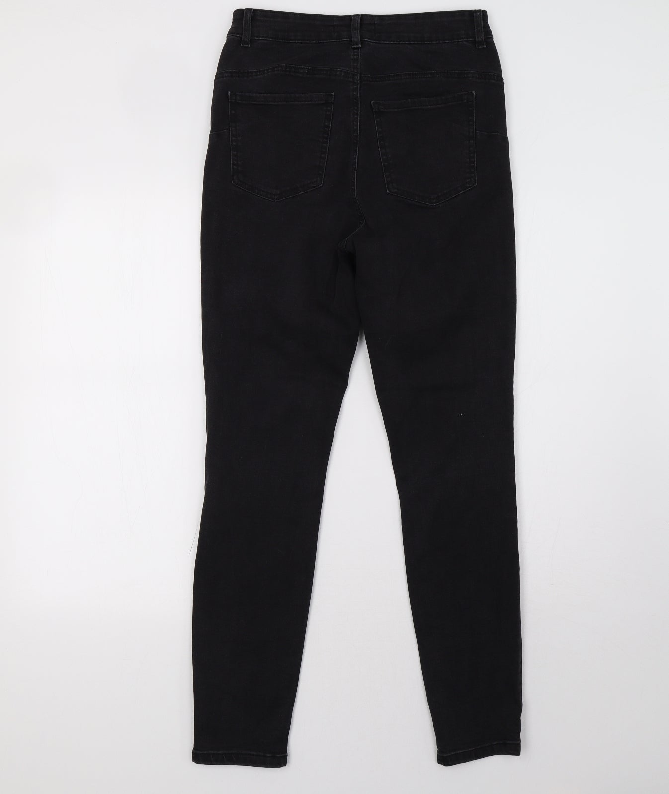 Primark Womens Black  Denim Skinny Jeans Size 12 L32 in