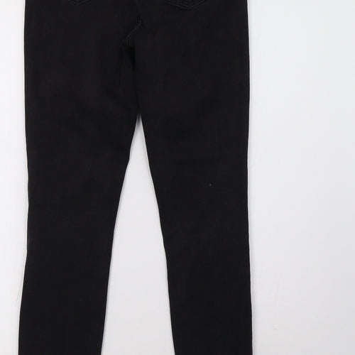Primark Womens Black  Denim Skinny Jeans Size 12 L32 in
