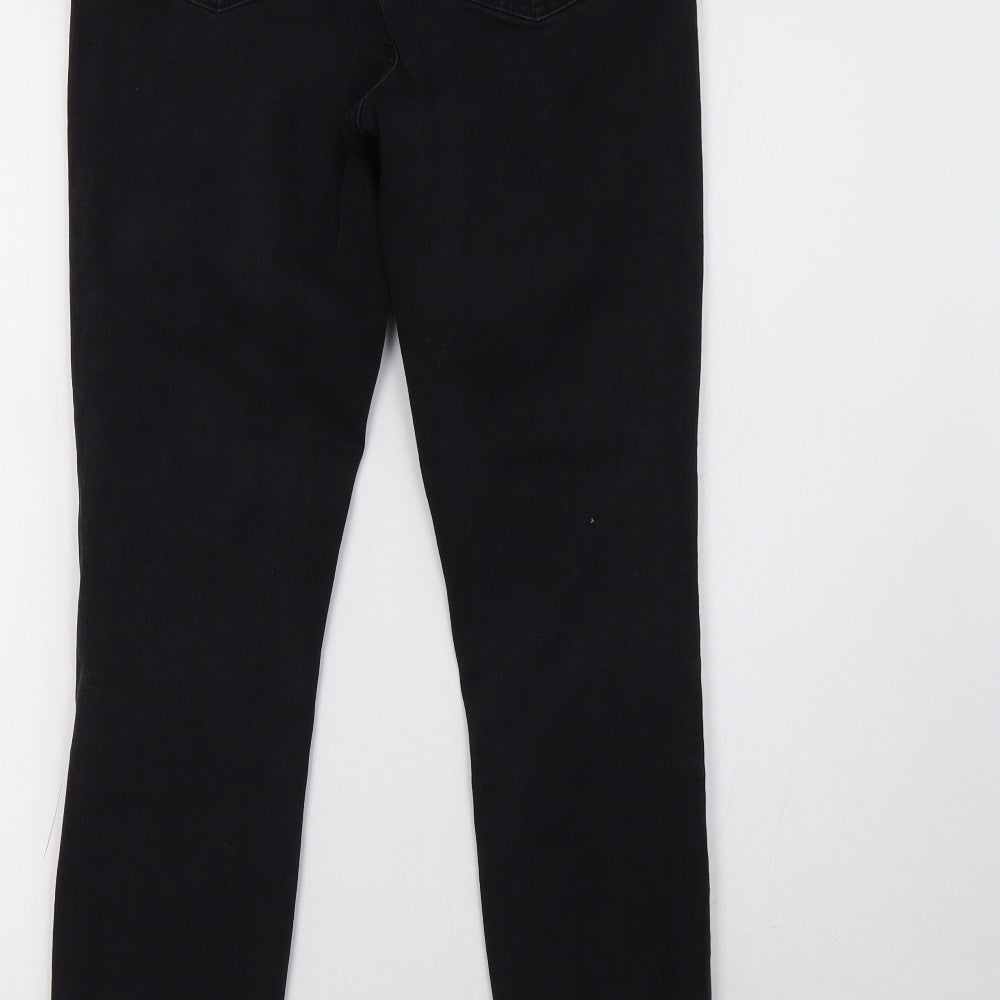Primark Womens Black  Denim Skinny Jeans Size 12 L32 in