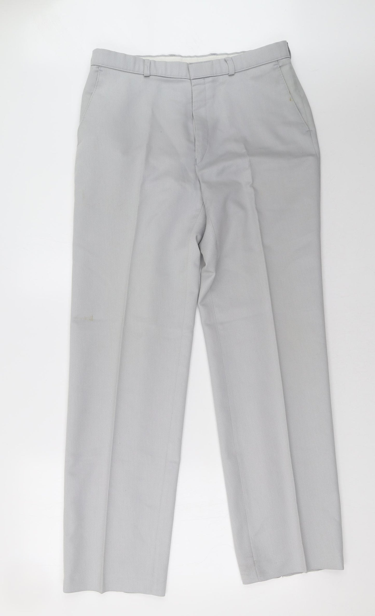 st. michaels Mens Grey   Trousers  Size 34 L33 in