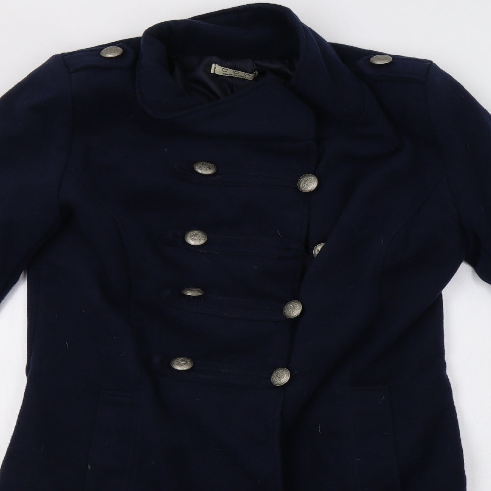 Preworn Womens Blue   Jacket Coat Size M
