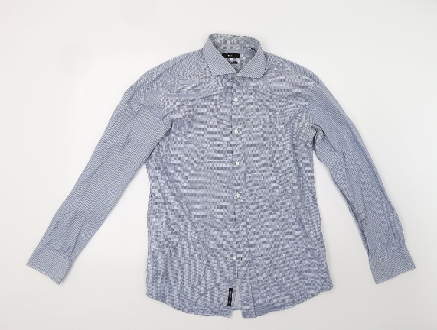 HUGO BOSS Mens Blue    Dress Shirt Size 42
