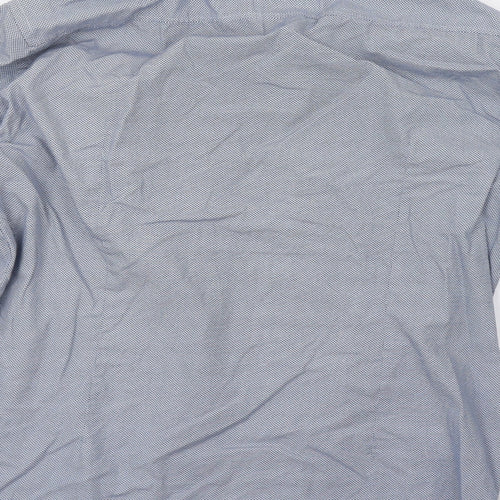 HUGO BOSS Mens Blue    Dress Shirt Size 42