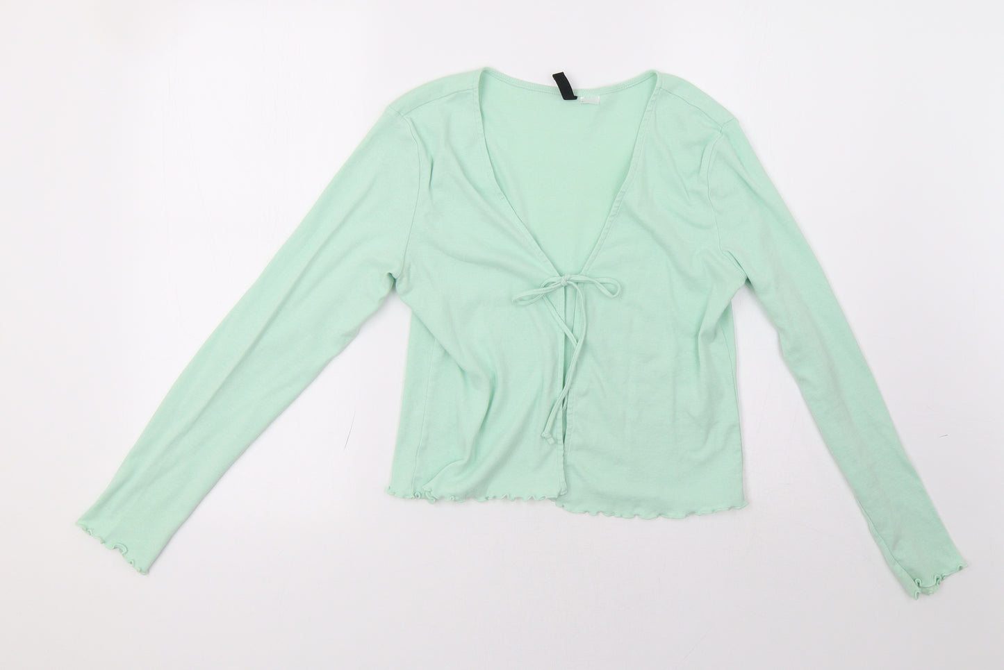 H&M Womens Green   Cardigan Jumper Size M