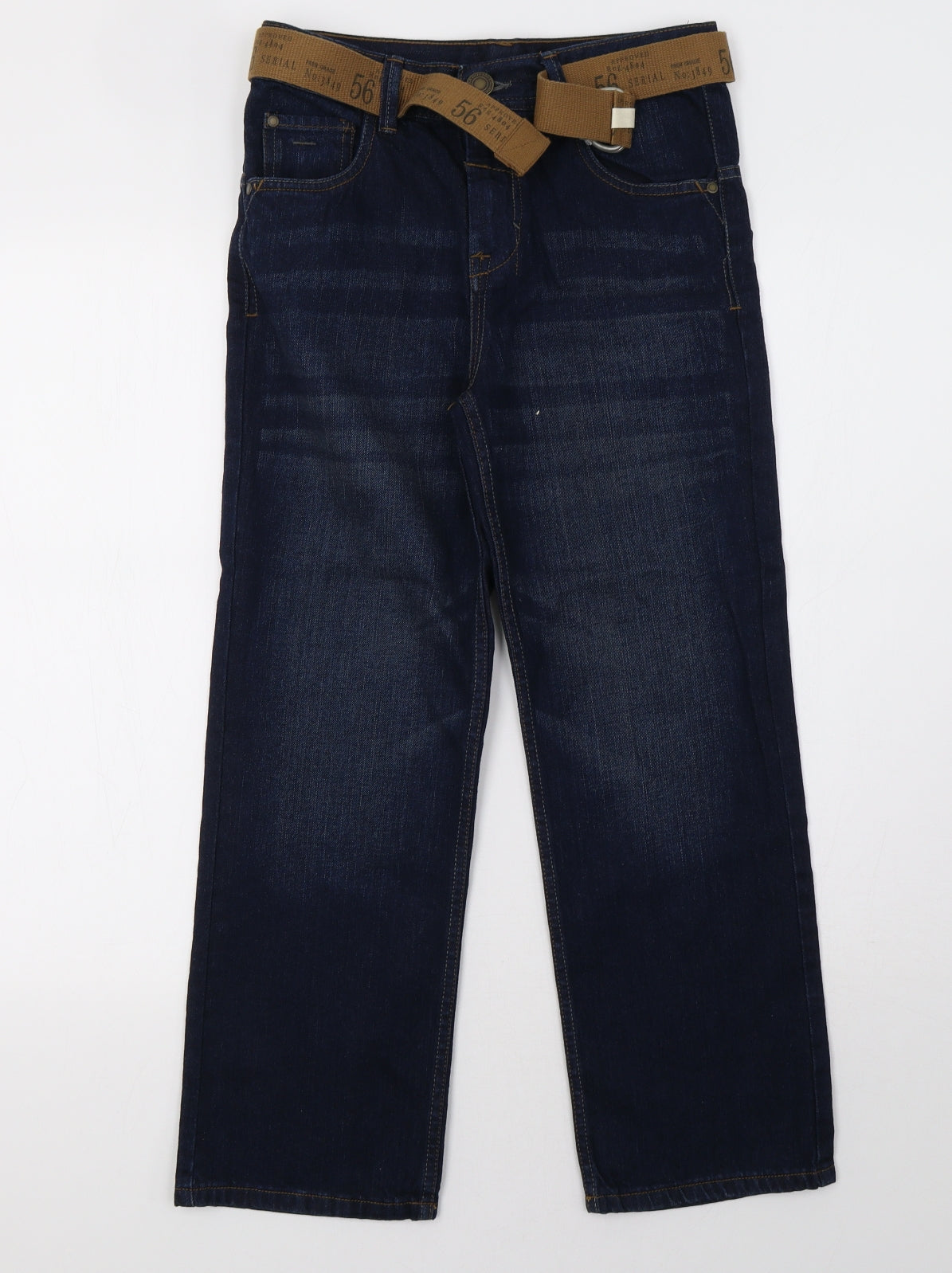 NEXT Girls Blue  Denim Straight Jeans Size 10-11 Years