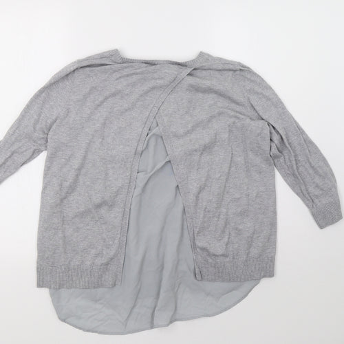 Stylus Womens Grey   Pullover Sweatshirt Size L
