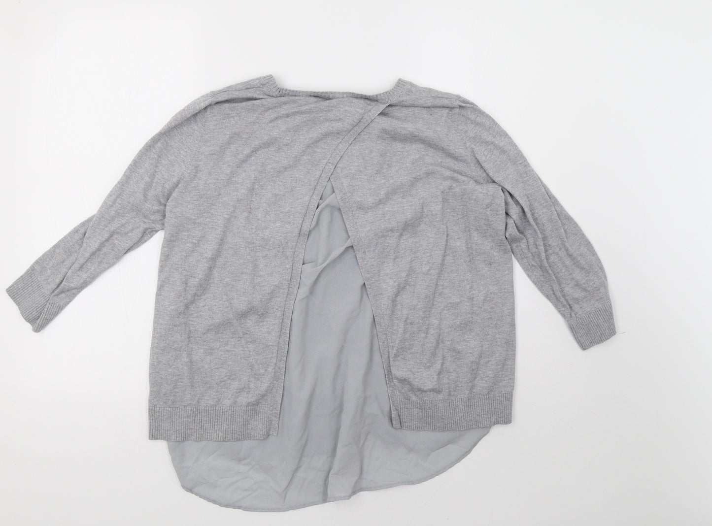 Stylus Womens Grey   Pullover Sweatshirt Size L