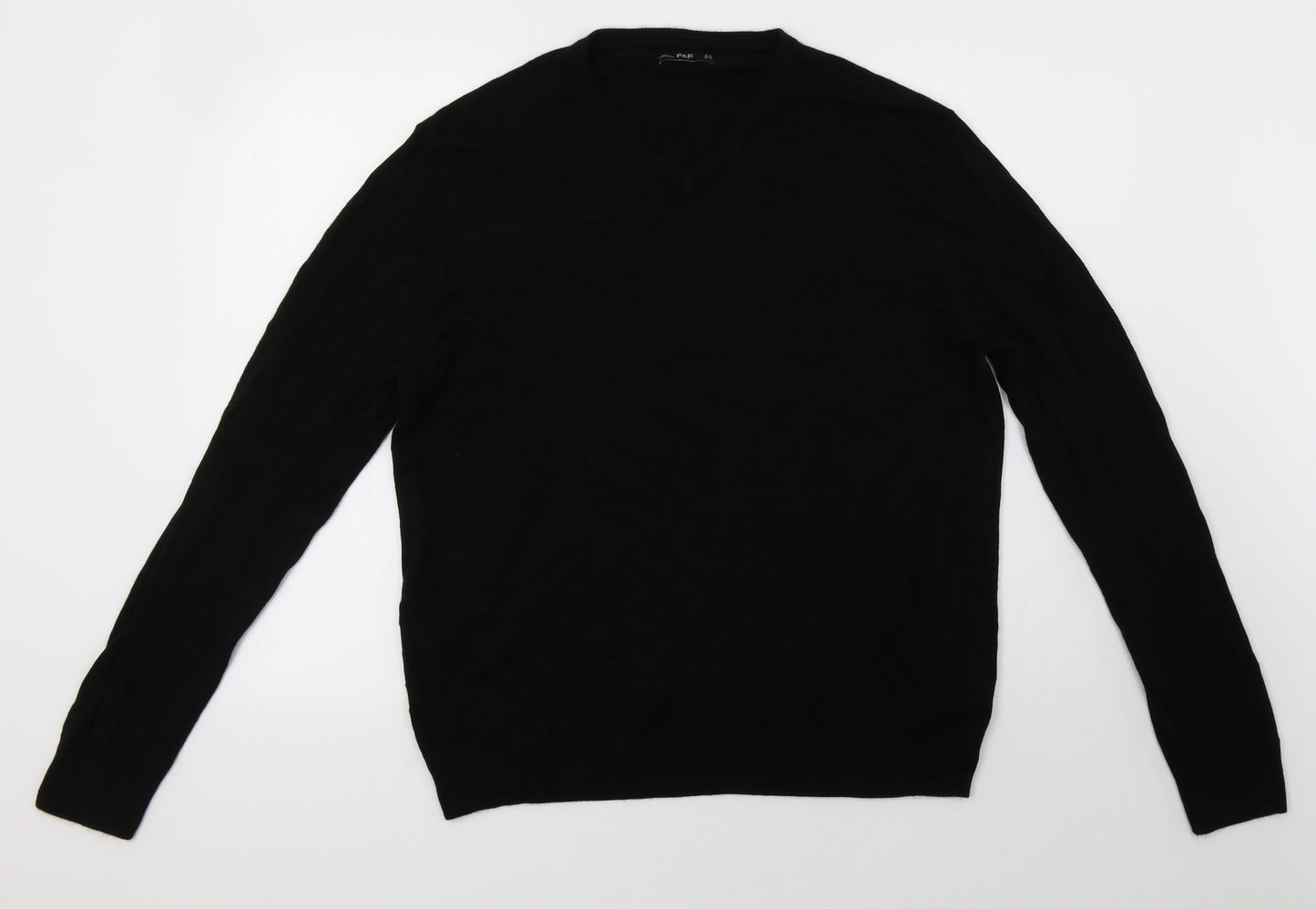 F&F Mens Black   Pullover Sweatshirt Size XL