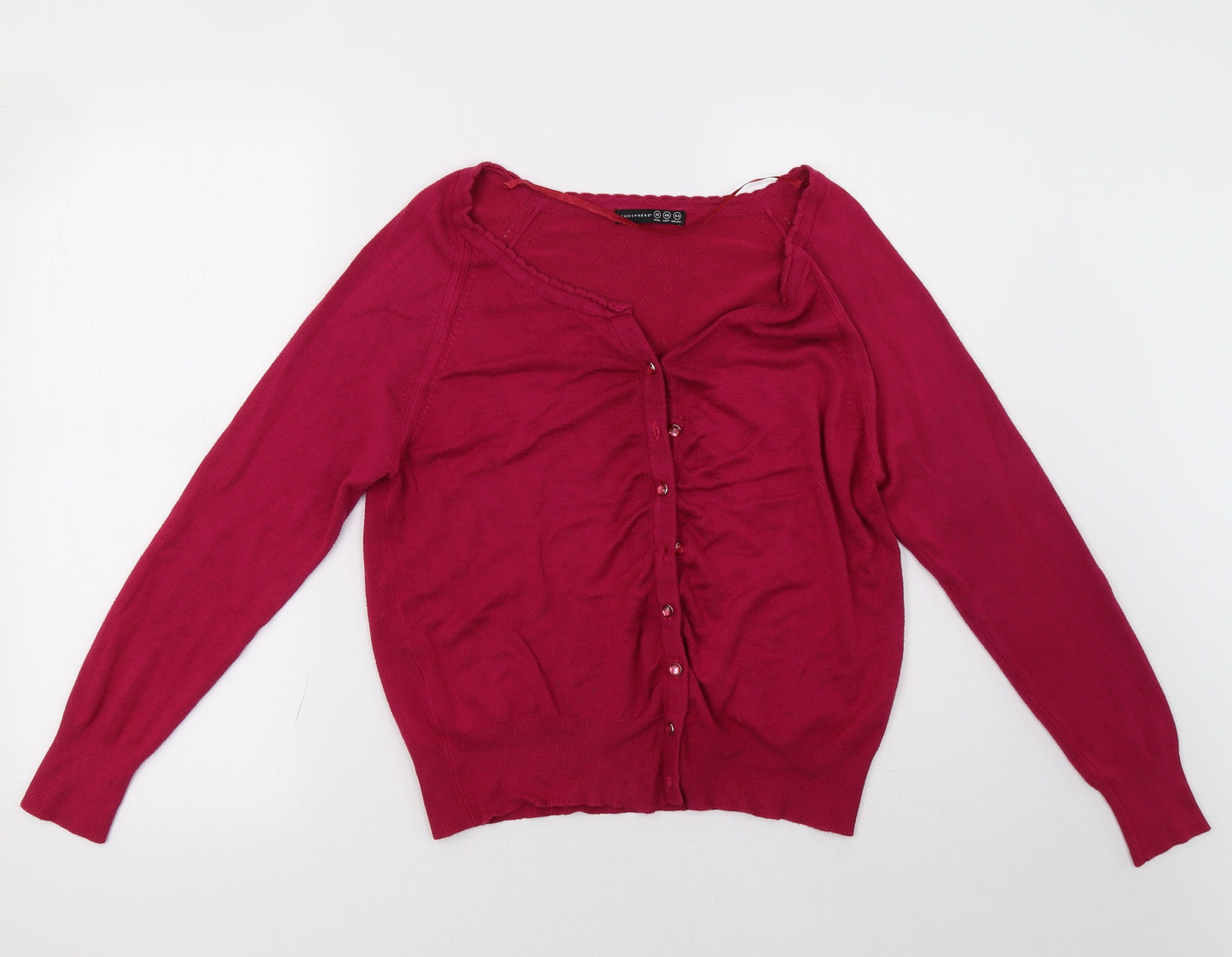 Primark Womens Pink   Cardigan Jumper Size 18
