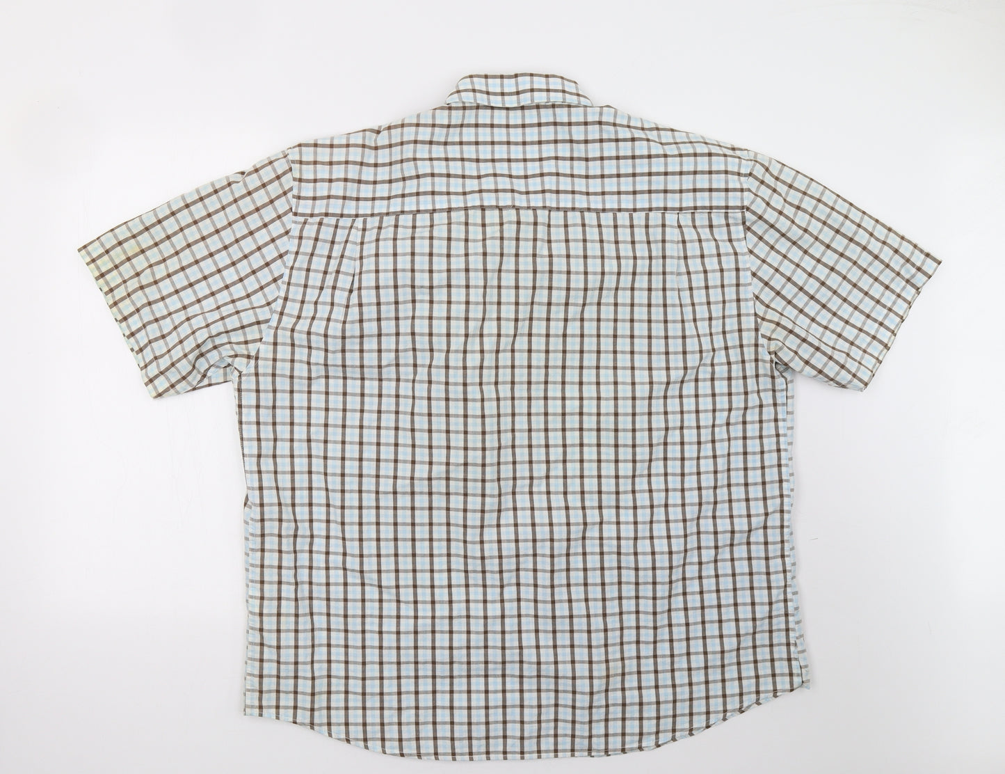 UrbanSpirit Mens Blue Check   Polo Size 2XL