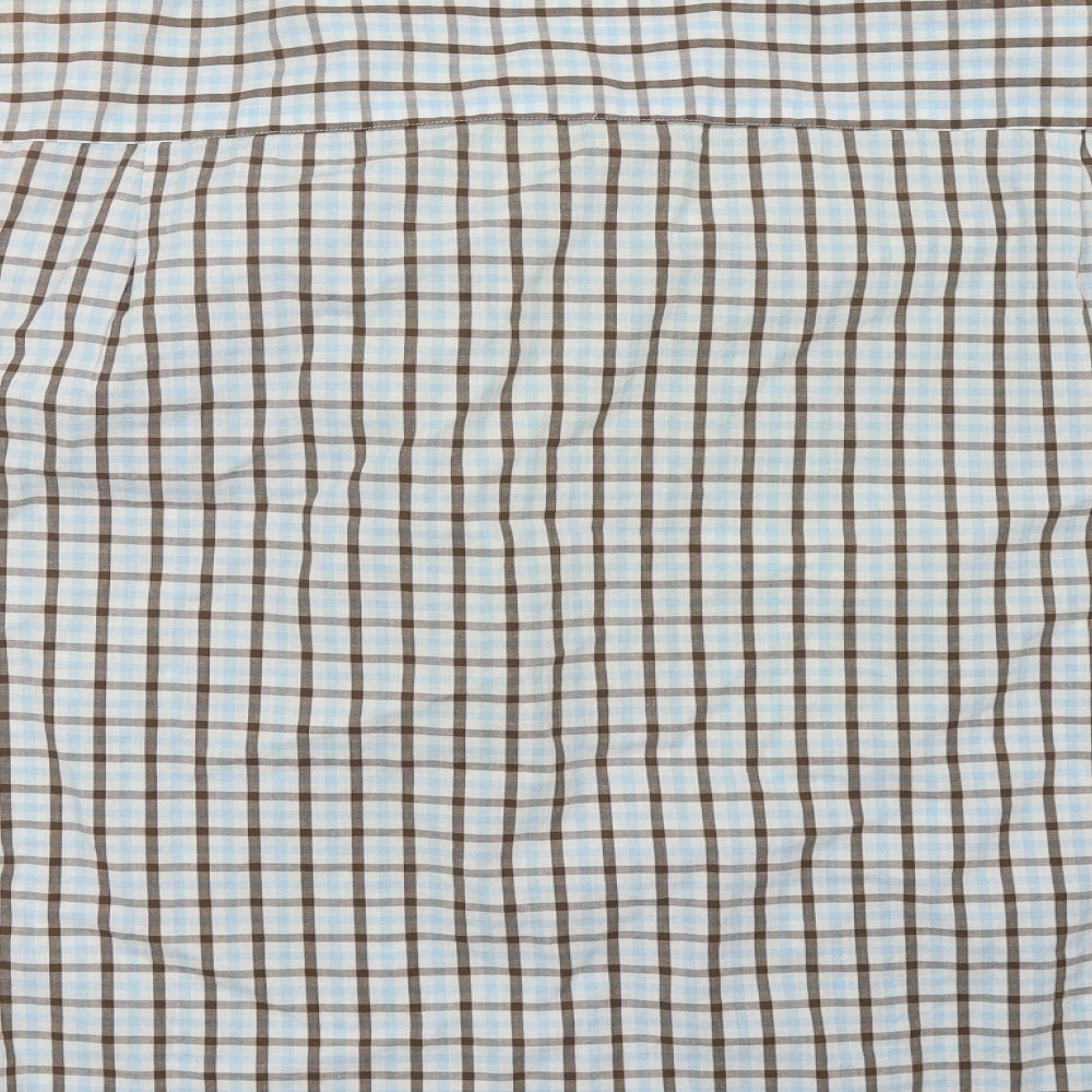 UrbanSpirit Mens Blue Check   Polo Size 2XL