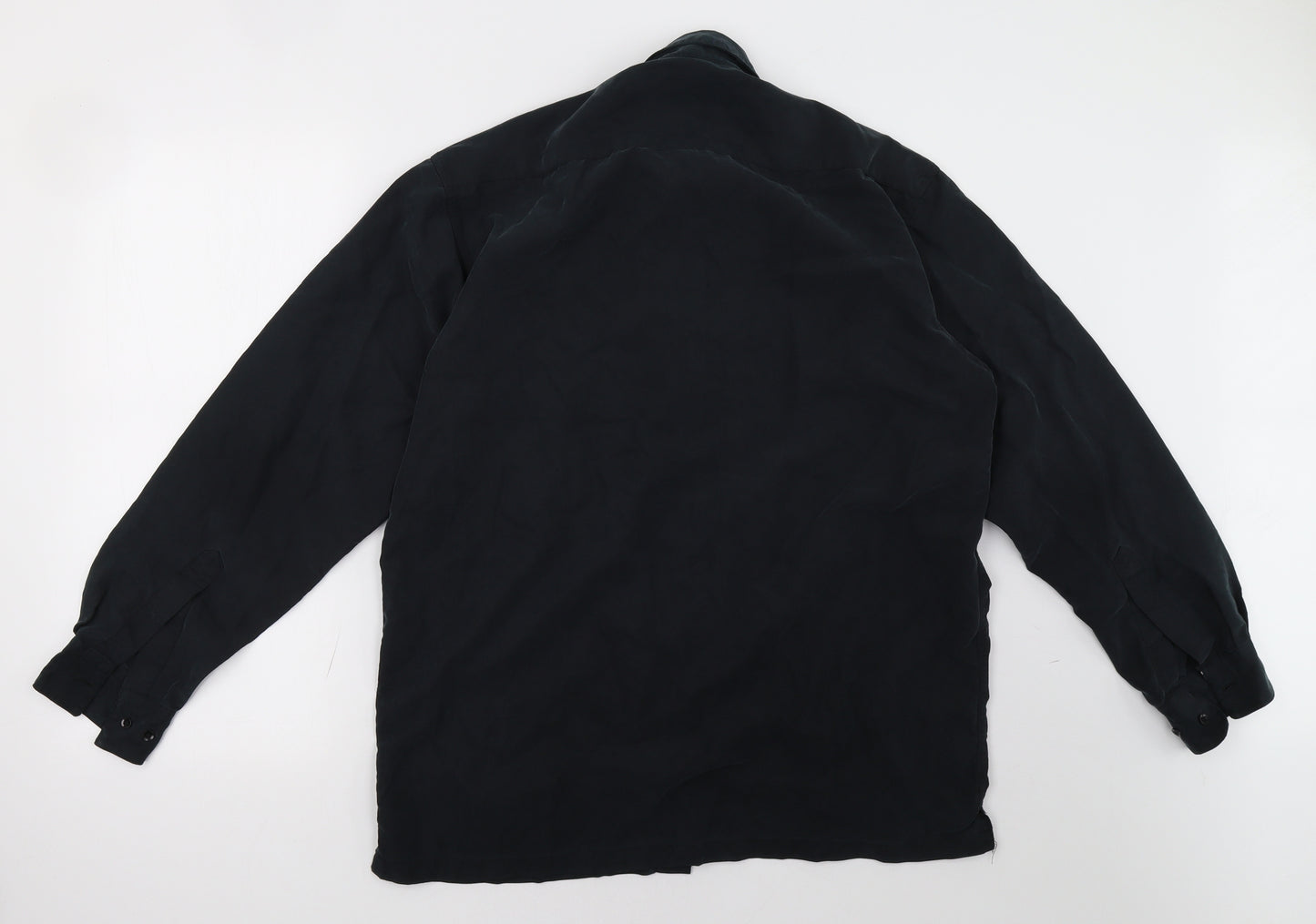 DAVID MOSS Mens Black    Polo Size M