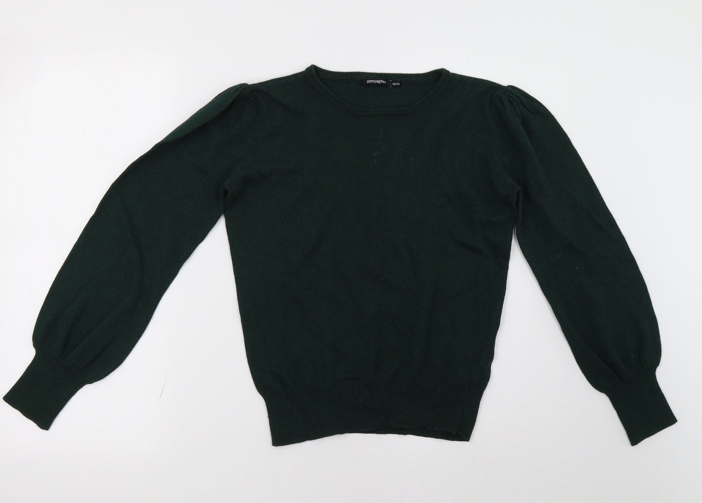 Primark Womens Green   Pullover Sweatshirt Size 14