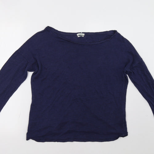 stile benneto Womens Blue   Pullover Sweatshirt Size L