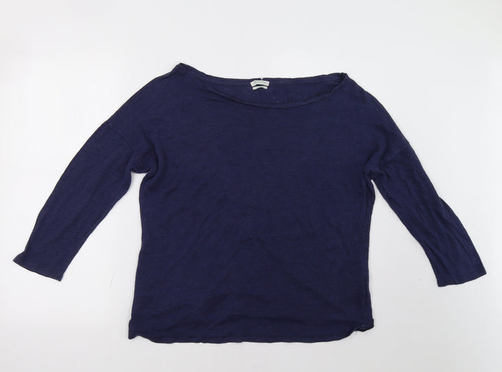 stile benneto Womens Blue   Pullover Sweatshirt Size L