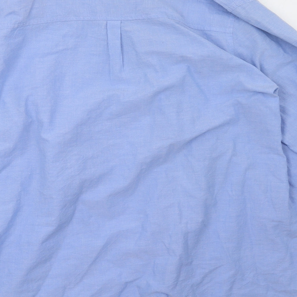 George Womens Blue   Basic Button-Up Size 18