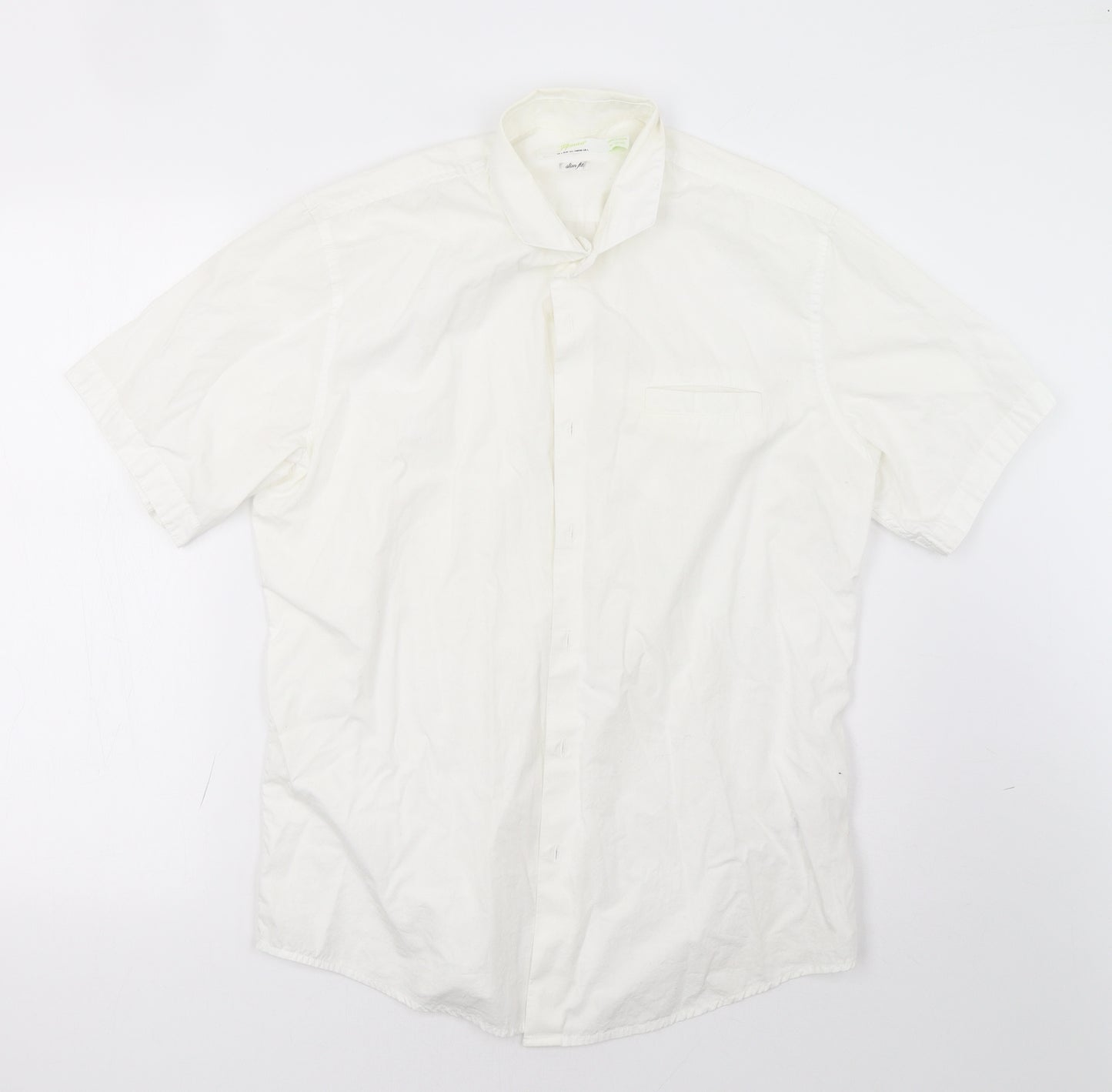 Topman Mens White    Polo Size L