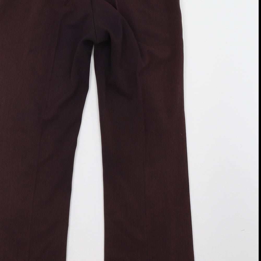 M&Co Womens Brown   Trousers  Size 8 L29 in