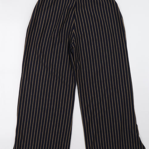 Zara Womens Blue Striped  Trousers  Size 8 L26 in
