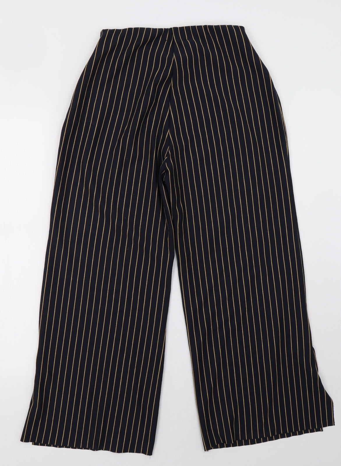 Zara Womens Blue Striped  Trousers  Size 8 L26 in