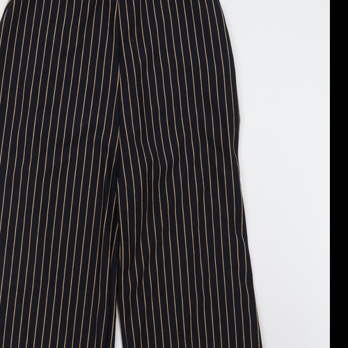 Zara Womens Blue Striped  Trousers  Size 8 L26 in