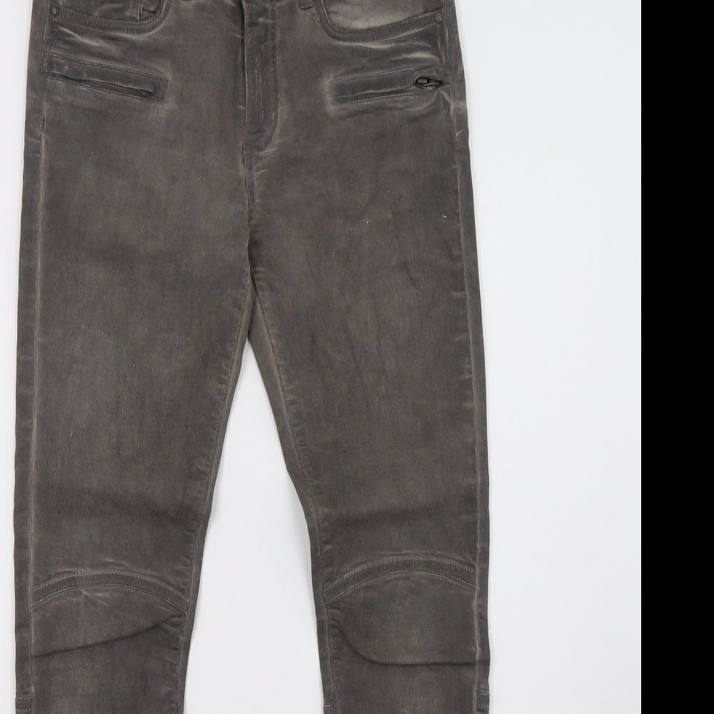 Zara Womens Grey  Denim Skinny Jeans Size 28 L30 in