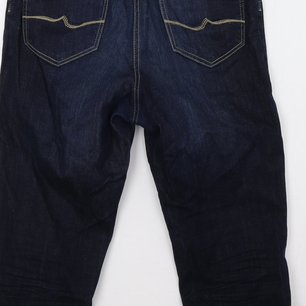 Sainsburys Womens Blue  Damask  Shorts Size 14