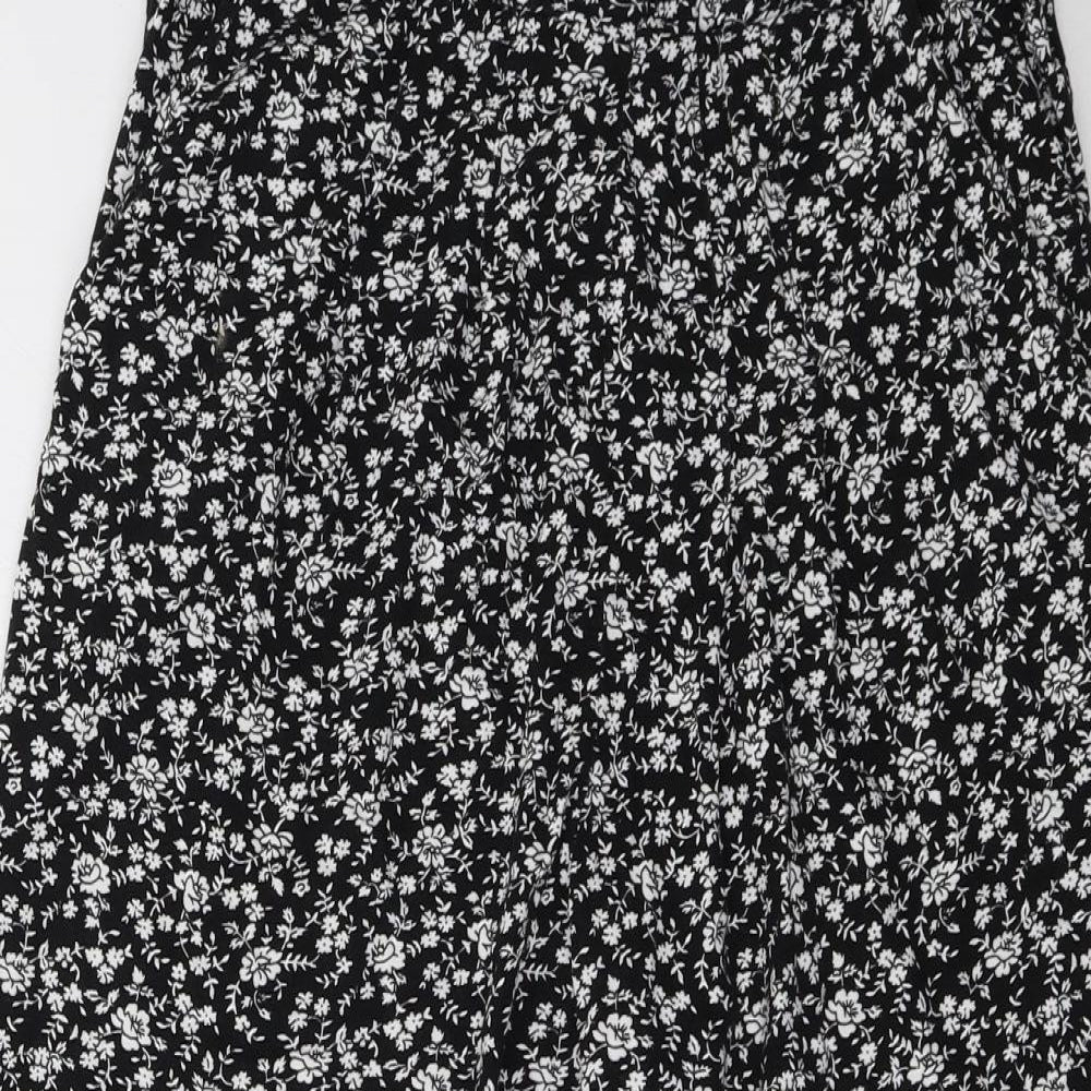 Matalan Womens Grey Geometric  Paperbag Shorts Size 14