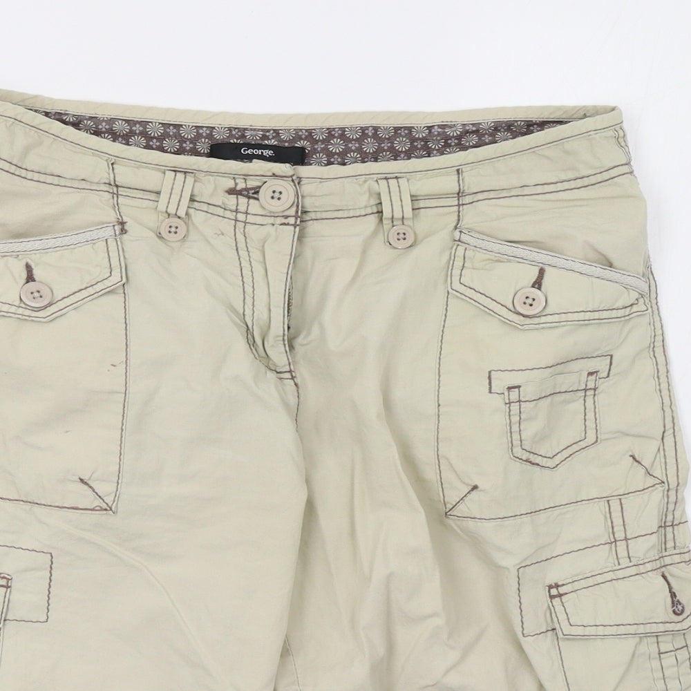 George Womens Beige    Shorts Size 12