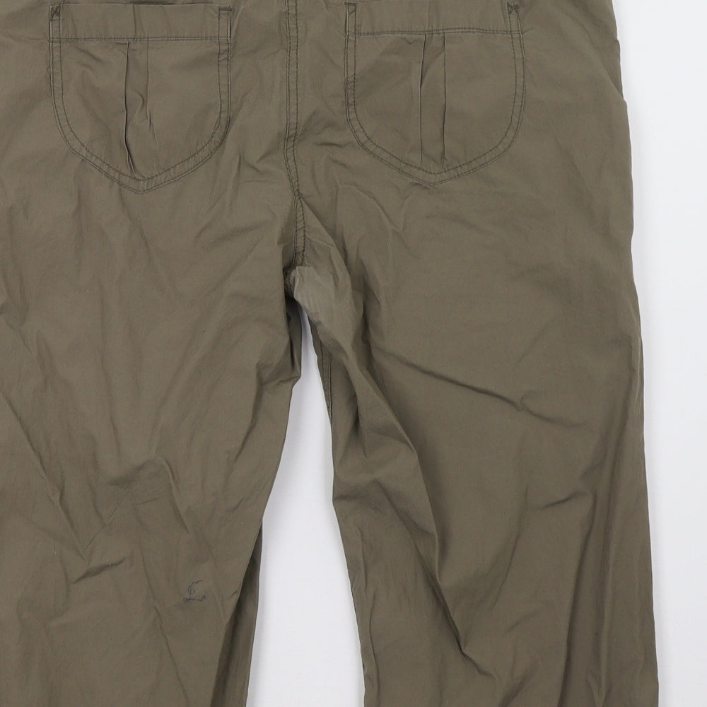 Dorothy Perkins Womens Brown   Cropped Trousers Size 14 L23 in