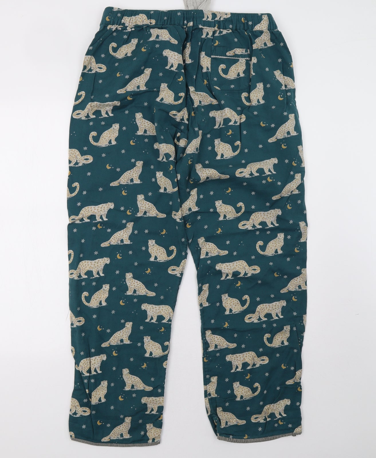 Fat Face Womens Green Polka Dot   Pyjama Pants Size 14