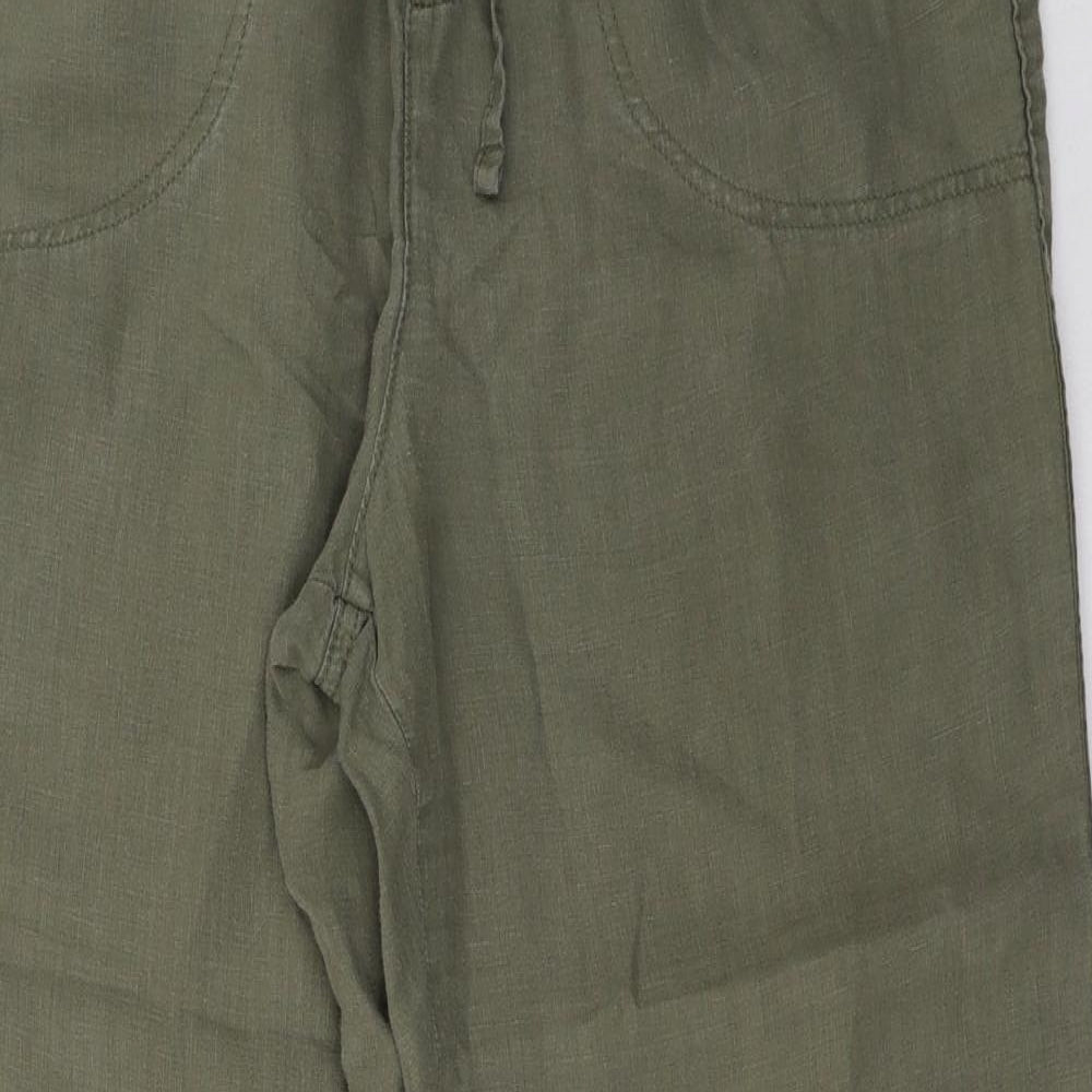 Marks and Spencer Womens Green   Trousers  Size 14 L32 in