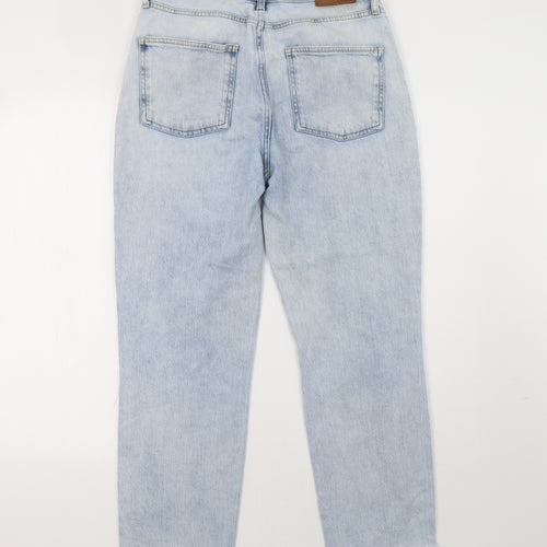River Island Womens Blue  Denim Straight Jeans Size 12 L28 in