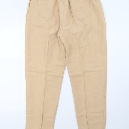 Marks and Spencer Womens Beige   Trousers  Size 14 L32 in