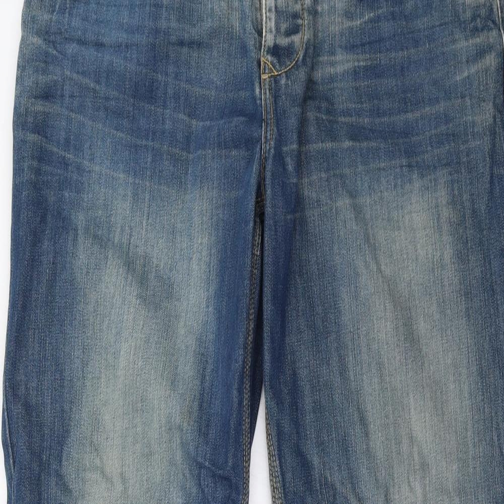 Burton Mens Blue  Denim Straight Jeans Size 36 L32 in