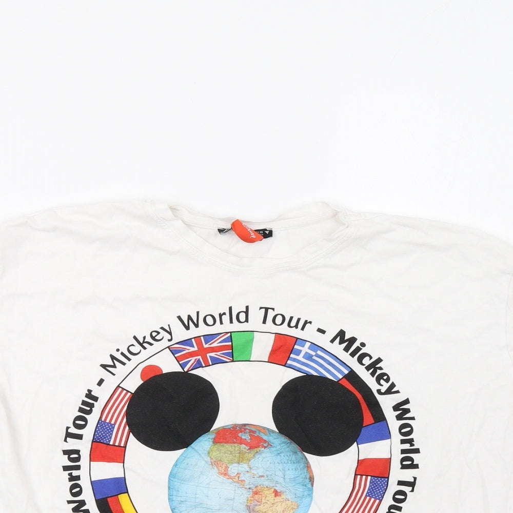 Zara Womens White   Basic T-Shirt Size M