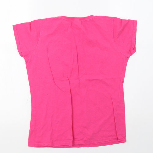 Fruit of the Loom Womens Pink   Basic T-Shirt Size S  - bridesmaids