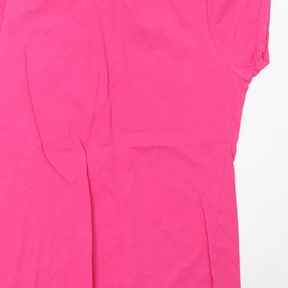 Fruit of the Loom Womens Pink   Basic T-Shirt Size S  - bridesmaids