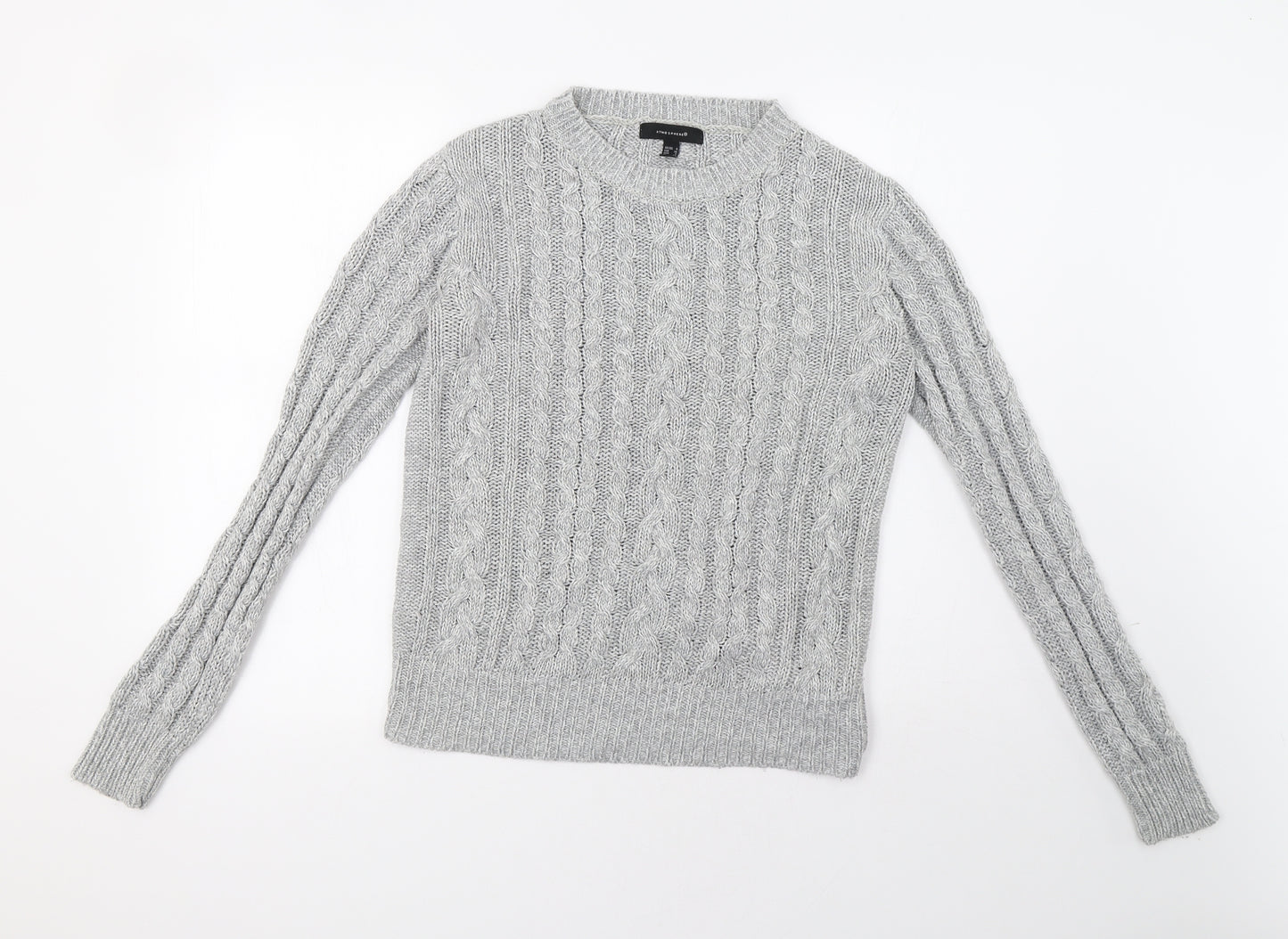 Primark Womens Grey   Pullover Sweatshirt Size 8