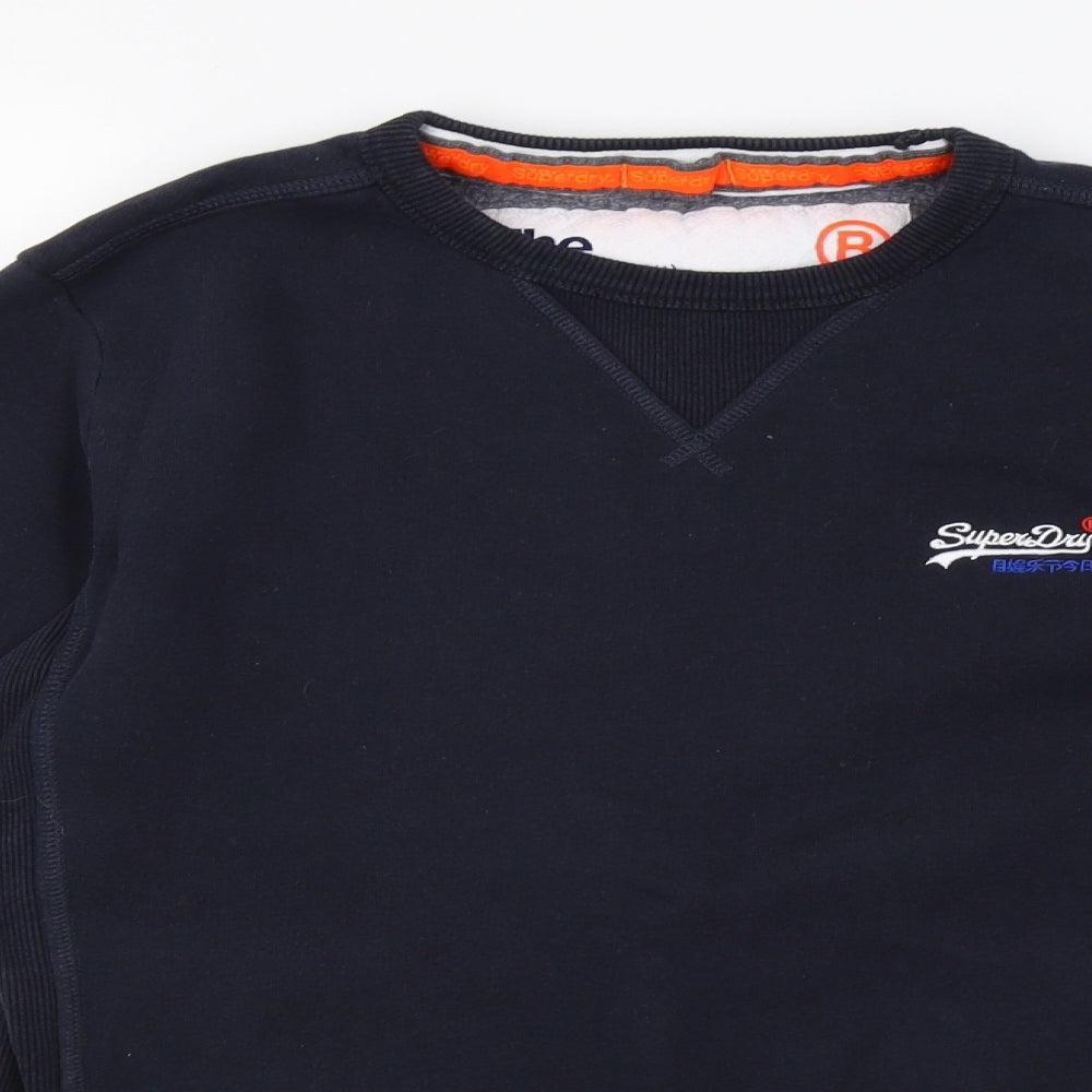 Superdry Mens Blue   Pullover Sweatshirt Size S