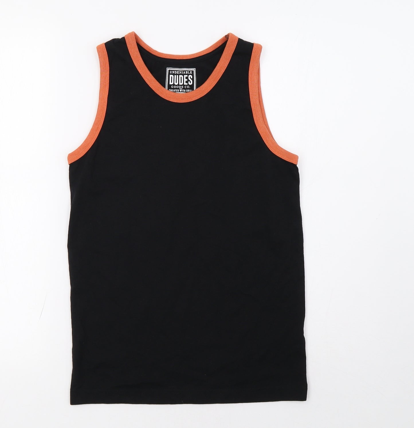 Matalan Boys Black   Basic Tank Size 12 Years